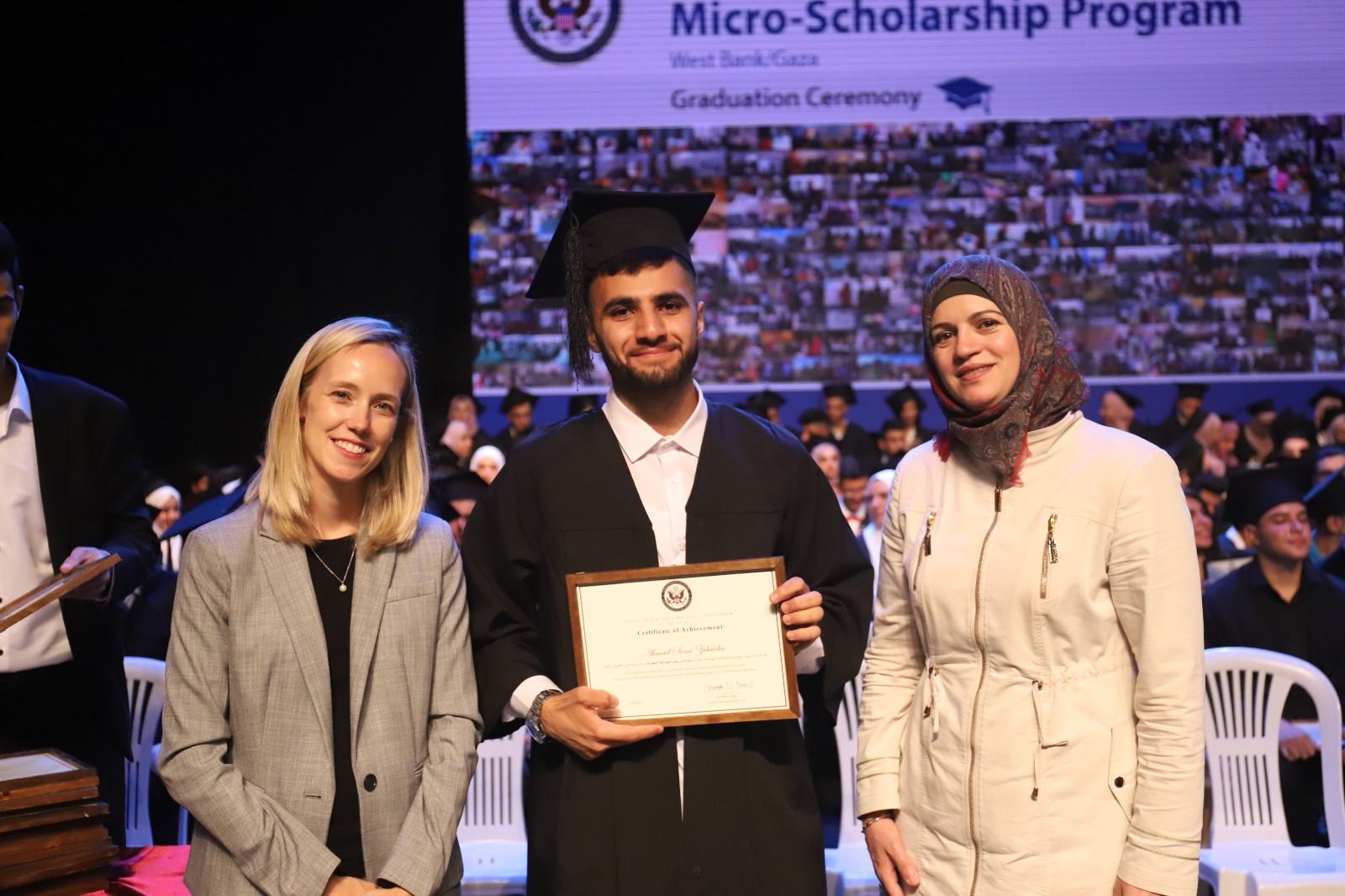 AMIDEAST English Access Micro-scholarship Program graduation ceremony.